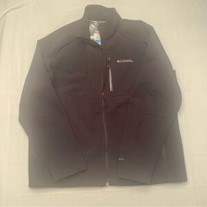 Columbia soft shell Mens black Jacket size  XL